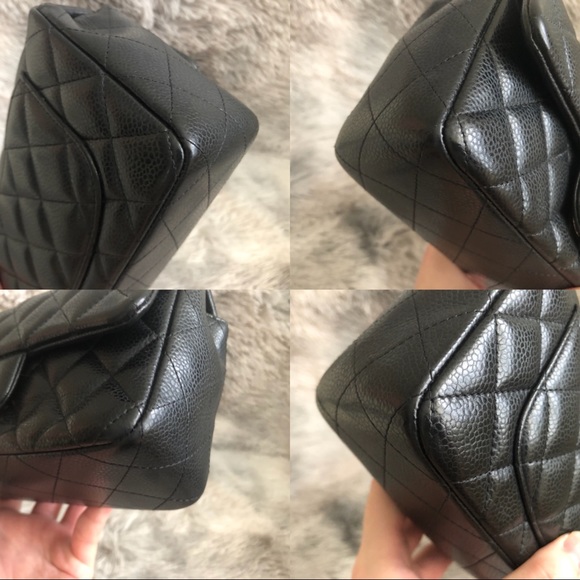 ❤️SOLD❤️ Chanel Rectangular Mini Flap Black caviar with SHW - Picture 15 of 16